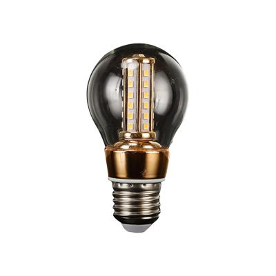 China Hotel E27 3W 24Vac/dc G45 LED Bulb Glass Housing With 4 LED Light Bars LED Filament Bulb for sale