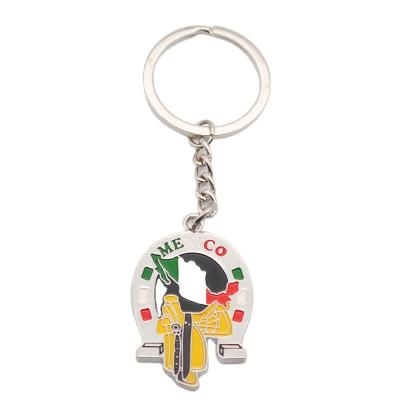 China Newest Style Metal China Souvenir Key Chain Mexico for sale