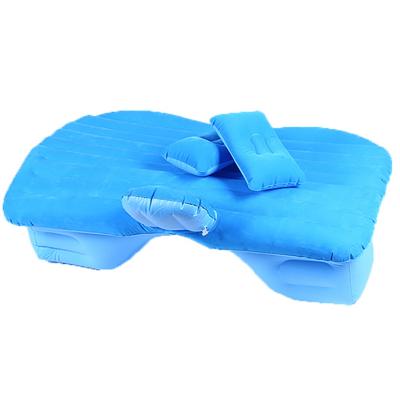 China Foldable Large Size Durable Car Seat Cover Car Air Mattress Back Travel Push In Mattress Moisture Proof Inflatable Air Bed For Car Interior for sale