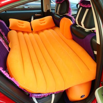 China Foldable PVC Portable Adult Automatic Air Mattress Mattress Sleep Kids Travel Inflatable Bed For Car for sale