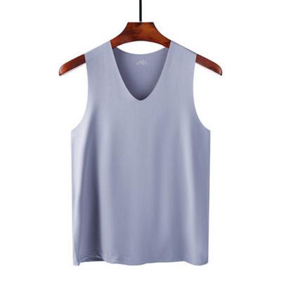 China QUICK DRY vest sports fitness sleeveless sports quick-drying ice silk T-shirt elastic plus size slim base for sale