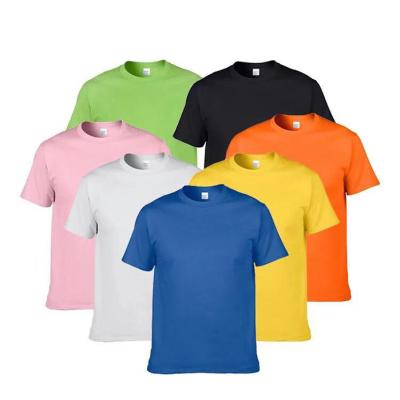 China High Quality Custom Mens O-Neck Blank T-Shirt Anti Shrink Printing Logo 100% Cotton T-shirt for sale