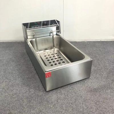 China Hotels 12 L Electricity Stainless Steel Fryer Machine for sale