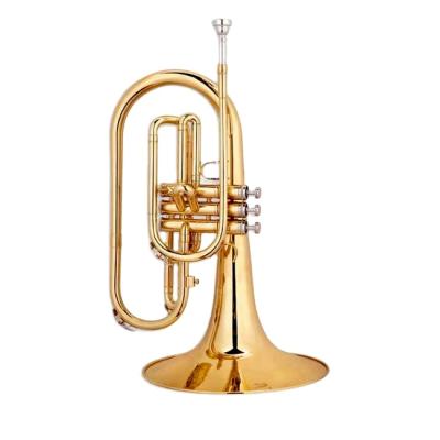 China Professional Brass Tone F Marching Education Training Entertainment Performance Brass Instrument Mellophone for sale