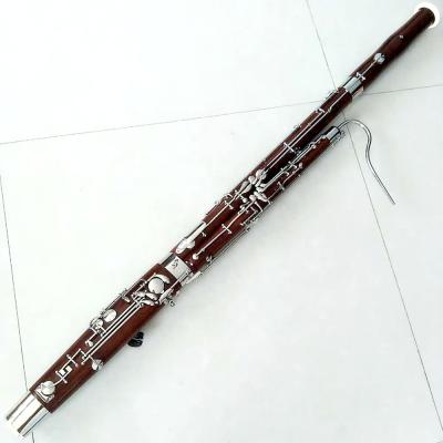 China Favorite musical instrument by popular student: bassoon nickel-plated in maple wood for sale