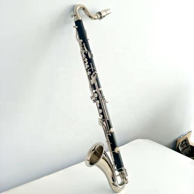 China Wholesale Bass E Key Clarinet International Standard Bb Hard Rubber Bass Clarinet for sale