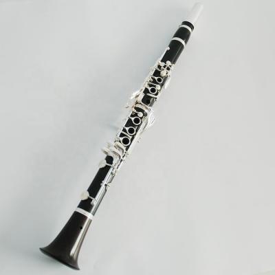 China International Standard Wholesale C Silver Plated Ebony Clarinet for sale