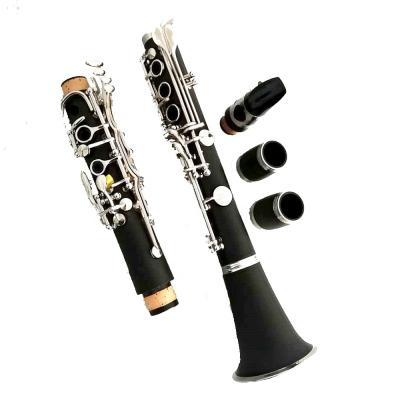 China International Standard Beginner's Choice Of Clarinet Instrument C Tone Nickel Plated Clarinet for sale