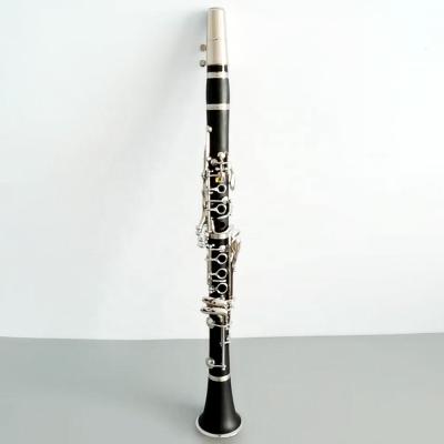 China Wholesale International Standard 17 Keys C Clarinet Nickel Plated Musical Instruments for sale