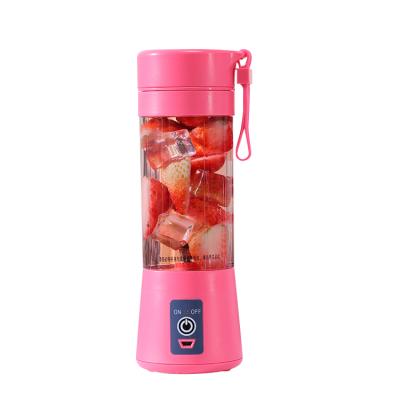 China Household New Arrival 380ml Personal Usb Rechargeable Portable Electric Juicer Cup Blender for sale