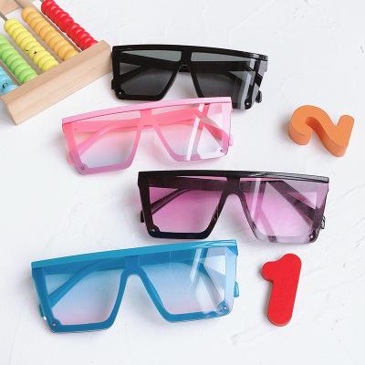 China Fashion Anti UV400 Sun Glasses Oversized Square Sun Glasses Shades For Kids for sale