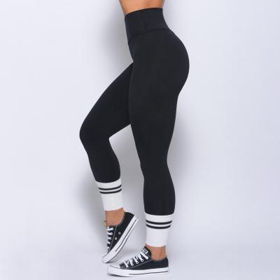 China 2021 Low MOQ High Quality Logo/Pattern Logo Butt Lift Sports Gym Fitness Workout Women Yoga Pants Breathable High Quality Barefoot Leggings for sale