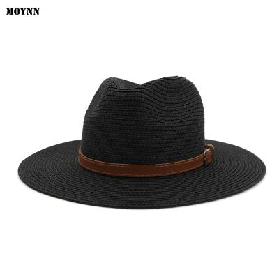 China 2021 Wholesale Natural Sun Hat Beach Sun Hat Outdoor Grass Sunshade Straw Felt Hat Eco-Friendly Surf Hats for sale