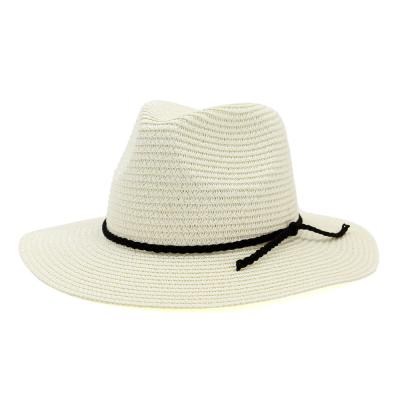 China 2021 Natural Panama Grass Straw Felt Hat Beach Sun Hat Surf Sunshade Sun-Resistant Hats Eco-friendly Custom Hats Wholesale Hats for sale