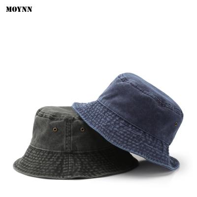 China The 2021 Breathable USA Logo Unisex Denim Bucket Hats Custom Made Wholesale Hot For Men for sale