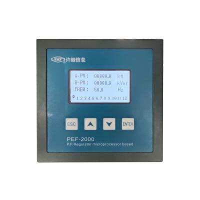 China Automatic 3 Phase Smart Phase Compensation Capacitor Controller Digital Power Factor Panel Meter for sale