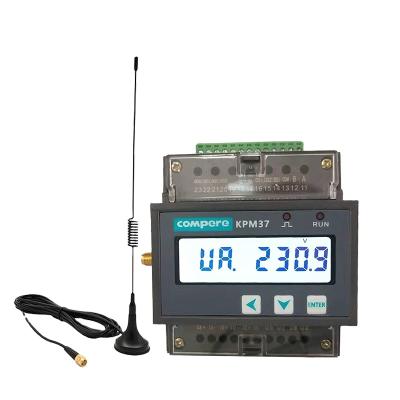 China DIN rail 3 phase energy monitor digital wireless smart lora energy meter KPM37-L for sale