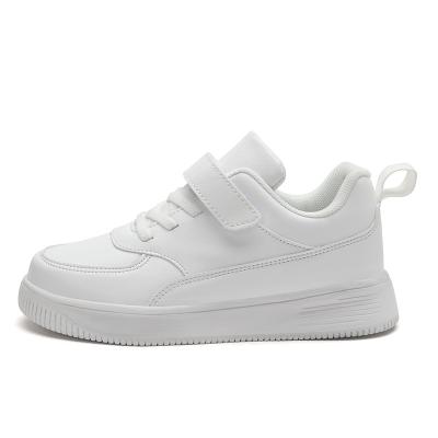 China New All-match Minimalist White Anti-slippery Style Waterproof Children's Sneakers Leisure Sneakers Campus White Shoes for sale