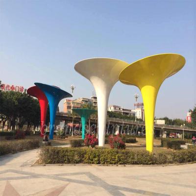 China China Big Horn Abstract Sculptures Stone Outdoor Metal Sculpture For Sale for sale