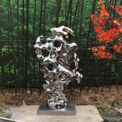 China China Giant Outdoor Mirror Polished Modern Garden Sculptures Large Sculpture For Sale for sale