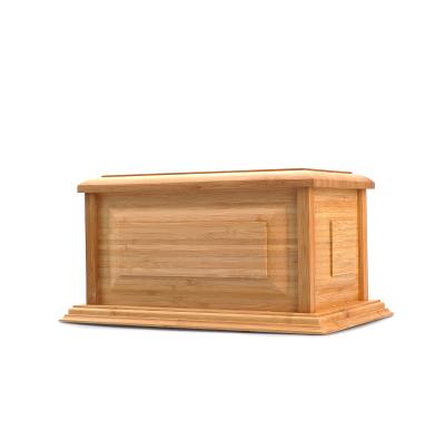 China 2021 American Style New Type Funeral Accessories Wooden Cremation Human Urns For Sale Burner for sale