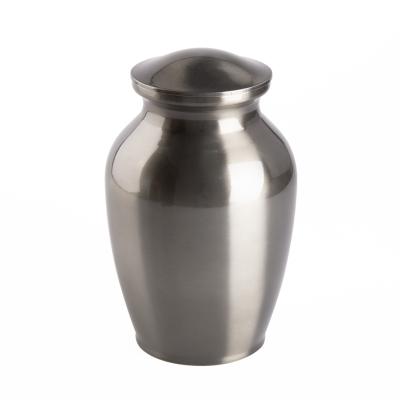 China New American Style Accessories Pet Urns Tin Keepsake Urn Brass Cremation Funeral Urns for sale