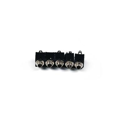 China audio & Stereo Video 6.35mm Jack Socket 6 Pin Pcb Mount Female Audio Earphone Jack Connector for sale