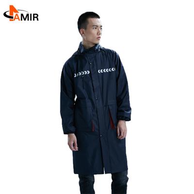 China Custom Made Boys Girls Singlet Waterproof Clothing Design Quality Black Long Raincoat for sale