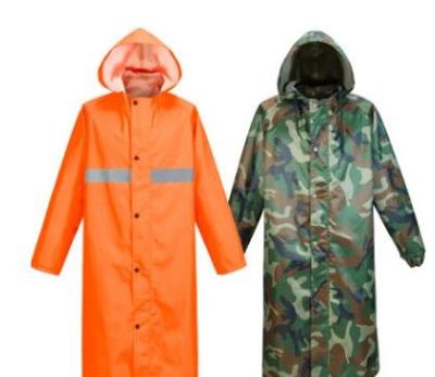 China Single Person Rainwear Manufacturer Mens Integral Waterproof Ditch Coat Rain Gear for sale