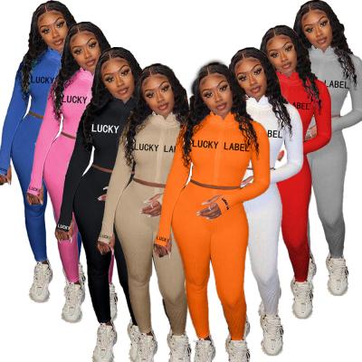 China Bodycon Anti-Static Overalls Summer Solid Color Long Sleeve High Collar Embroidery Letters Zipper Sports Knit Short Overalls For Women for sale