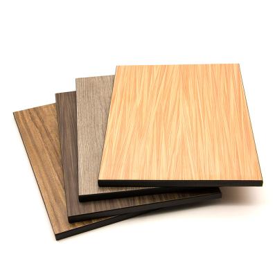 China Anti Show Greatpoly Production Line Price Wood Grain 145*10mm Decor Clay Soil Fundermax Hpl Exterior UV Coating Interior Wall Panel for sale