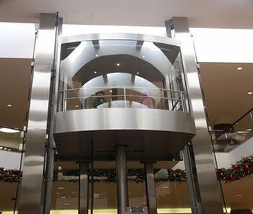 China Passenger Gearless Traction Hydraulic Elevator Lift With Alarm Button  And Buzzer for sale