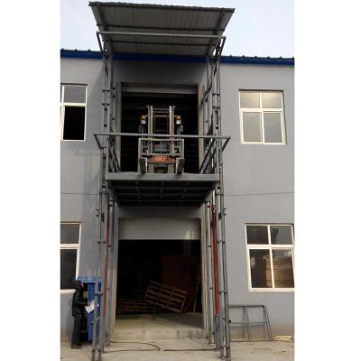 China Simplicity Decoration Residential Freight Elevator / Exterior Elevator Lift for sale