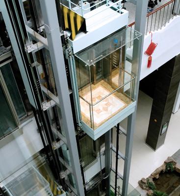 China Market Panoramic Elevator Absolute Position Control Technology for sale