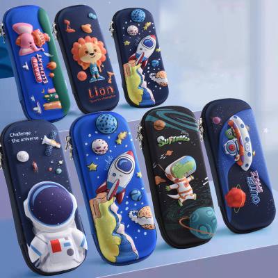 China Durable Amazon Large Capacity Bestselling School Pencil Case For Children Cartoon Unicorn Anime Waterproof Pencil Case for sale