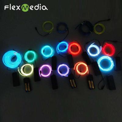 China Custom Flexible High Brightness EL Smart Flexible Wire 50m for sale