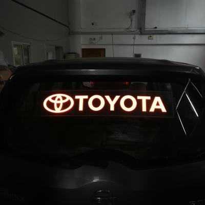 China Auto Flash High Brightness Lighting Car Sticker DC12V USB 5V Multifunctional Transparent LED Panel Light Turn Signal Light Sticker for sale