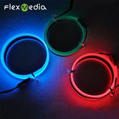 China Wholesale Price High Brightness 4Cm Tron Flexible EL Light Strip In Roll for sale