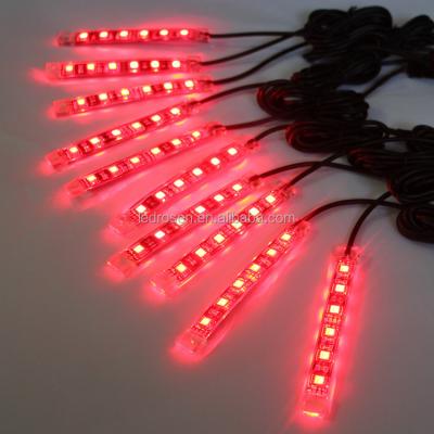 China LED Car Strip Under Light Flexible Neon Foot-well Strip Light Red Kit RS5050-10s-6 for sale