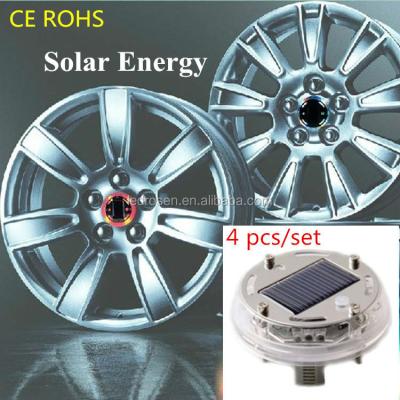 China ABS Solar Powered Car Led Wheel Light for sale