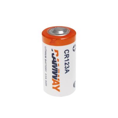 China Machine- the lithium battery CR123A RAMWAY 3.0V 1500mAh lithium battery for sale