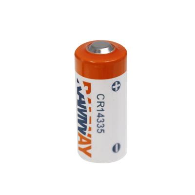 China Consumer electronics Silindrik lithium pil CR14335 battery size 2/3AA 3V battery price for sale