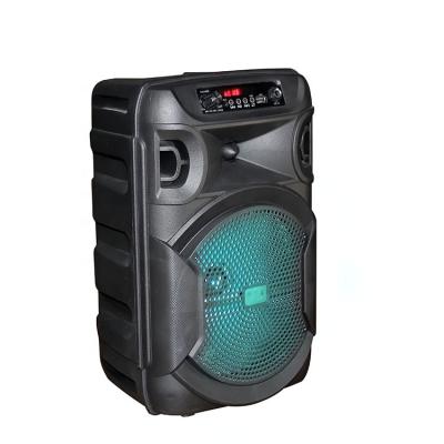 China Wireless Eagle Audio Rechargeable Wireless Speaker USB Trolley Speaker Party Radio With LED Light for sale