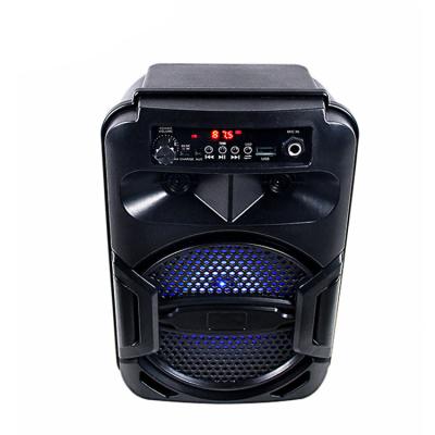 China No Karaoke High Quality Active Speaker With 6 Inch Screen Colorful Led Lightweight BT Wireless Speaker for sale