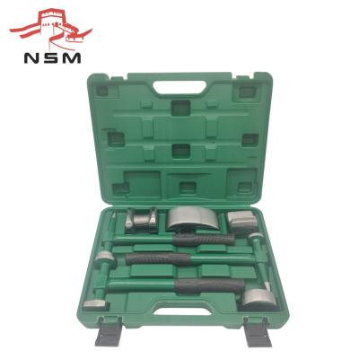 China Auto Car Body Shock Absorber Repair 7 Pcs Car Body Shock Absorber Repair Kit Sheet Metal Hammer Auto Plastic Concave Tool Kit for sale