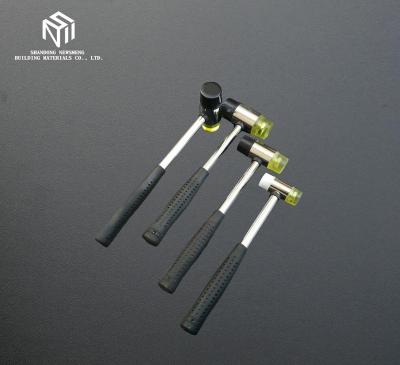 China Flooring Steel Handle Tools Floor Rubber Hammer Linyi Mallet Hammer for sale