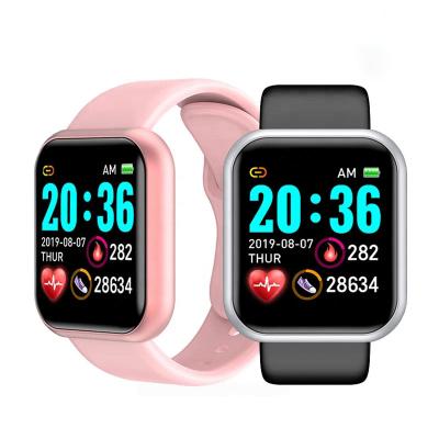 China Touch screen phone calls smartwatch fitpro D20 Y68 2020 hot selling smartband amazon smartwatch pro D20 smartwatch y68 reloj inteligente for sale