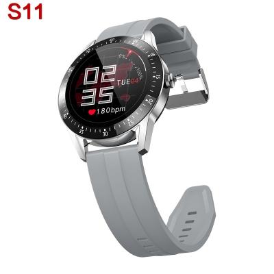 China Wholesale CE Rohs Fitness Round Smart Watch S11 i12 Touch Screen Manufacturer Reloj Inteligente Smart Bracelet Men Wrist Sports Watch for sale