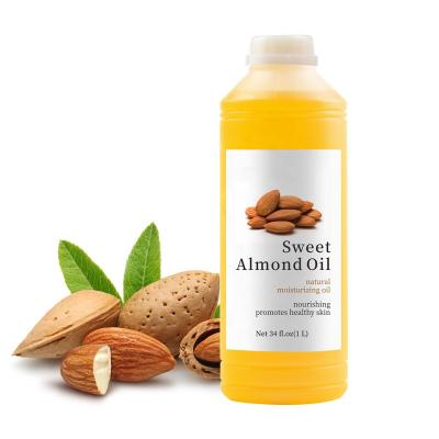 China RONIKI Skin Care Product Factory Price Beauty Product Natural Organic Sweet Almond Carrier Bulk Oil for sale