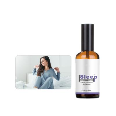 China Factory Private Label Lavender Sleep Pillow Throw Natural Deep Sleep Pillow Spray with Lavender Essential Oil for Smoothing for sale